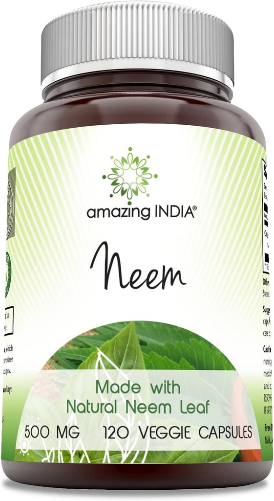 Amazing India Neem (Made with Natural Neem Leaf) Supplement 