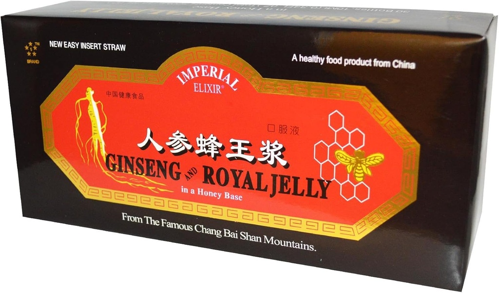 Ženšen & Royal Jelly Extract 10CC Imperial Elixir (Ginseng Company) 30 Injekčná liekovka