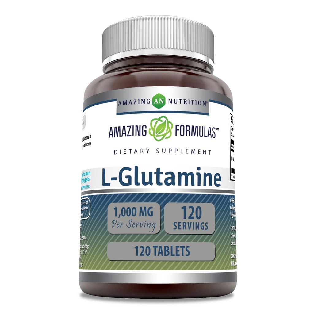 Úžasné vzorce L glutamín 1000 Mg Tablety 