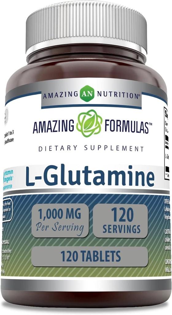 Úžasné vzorce L glutamín 1000 Mg Tablety 