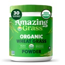 Amazing Grass Wheat Grass Powder: 100% celozrnná pšenica Powder for Energy, Detox & Imunity Support, Chlorofyl Providing Greens, 30 Servings