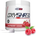 EHP Labs OxyShred Non stimulant Pre Cvičenie Powder - Stim Free, Caffeine Free Preworkout pre mužov a ženy - Non Stim Preworkout - Sugar Free Energy Powder - Malina, 60 Servings