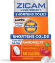 Zicam Cold Remedy Zinok Rapidmelts, Cherry Flavor, 18 Počet (Pack of 1)