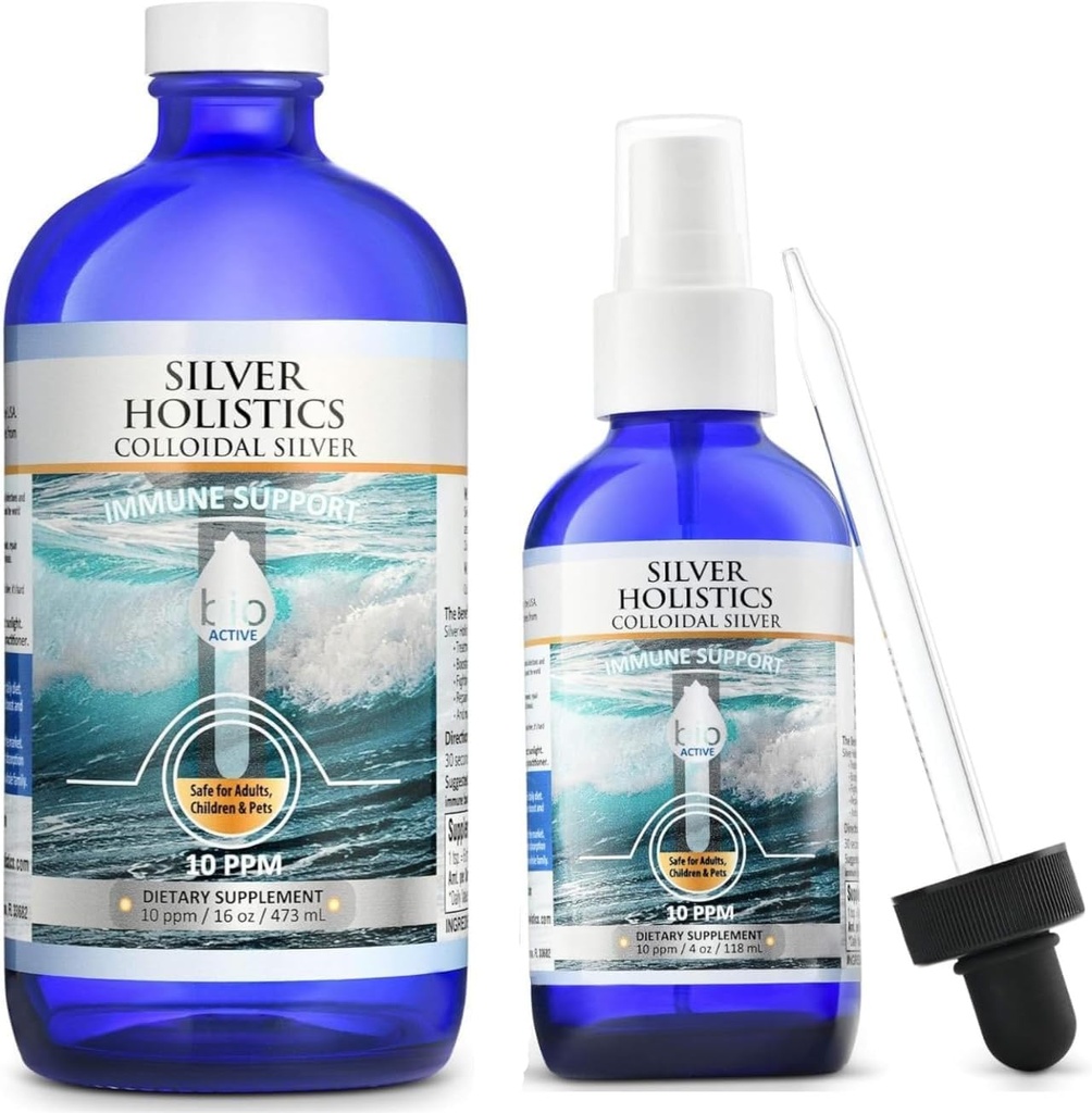 Silver HOLISTICS Koloidné striebro Tekuté kundičky 