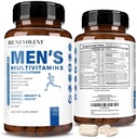 Benevolentný výživný multivitamín pre mužov - podporuje energiu a celkové zdravie - esenciálne denné vitamíny pre mužov, biotín, horčík, zinok a antioxidant pre imunitné zdravie - non-GMO,120 Caps