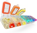 BEXEEN Týždenná medicína pilulky Organizátor vodeodolný 7 deň Veľká pilulka Denné pilulky Prípad Roztomilý vitamín Organizátor Prenosné pilulky Kontajner Cestovné pilulky Holder XL Supplement Medication Dispenser Jeden denne