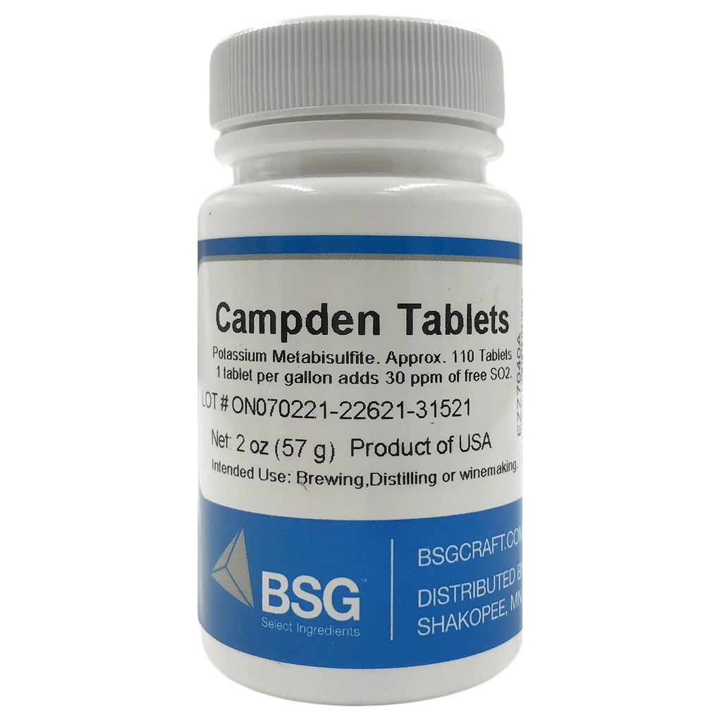 Tablety (Potasium Metabisulfit), 2oz