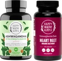 Happy Healthy Hippie cvikla Kapsule & Organic Ashwagandha Stress Support Capsule