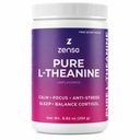 Pure L-Theanine Powder 100% [266gm-1,250 Servings] Natural L-Theanine Supplement - Iba 1 zložka, bez cukru, sója, filler, Melatonin, non-GMO, Vegan