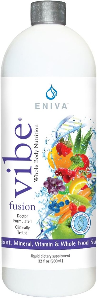Eniva Vibe Fusion Daily Liquid Multivitamínový a minerálny doplnok bazový zinok VIT C VIT D 