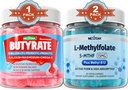 Butyrate with Probiotic + Prebiotic + Postbiotic, L-metylfolate 15mg Gummies