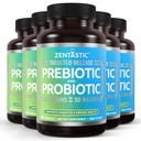 Zentastic Probiotiká a prebiotiká Supplement - 50 miliárd CFU - pre mužov a ženy Immune & Digestive Health - 16 kmeňov - Stabilný police - 300 Oneskorené uvoľnenie Veggie Kapsule