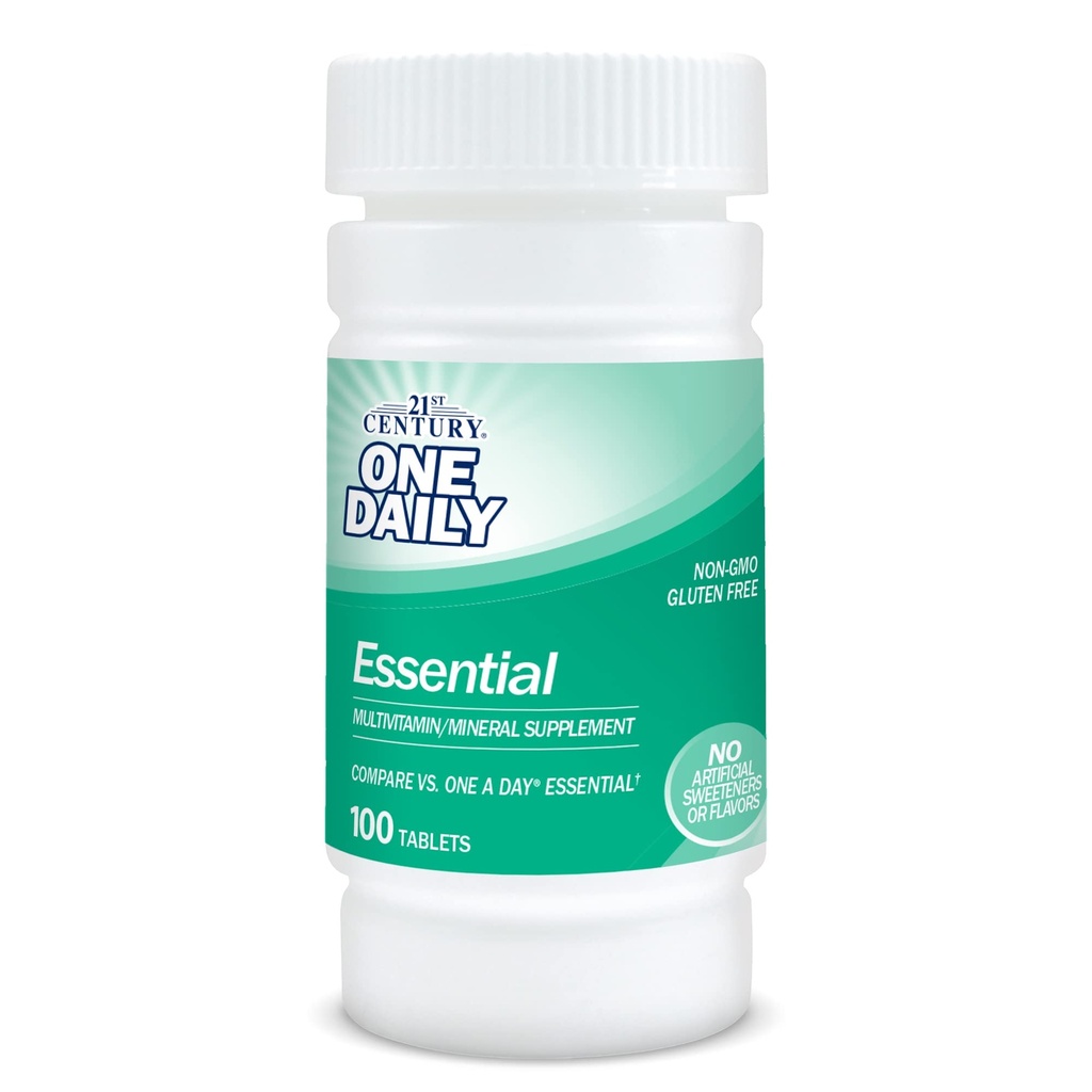 21st Century One Daily Essential Tablets, 100 Počet