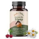 Peak + Valley Natural Sleep Aid pre dospelých - 60 Kapsule pre hlboký spánok - 3 mg Melatonin, L Theanine, Kamilka, Ashwagandha - Prírodné bylinné spacie pilulky - extra sila upokojujúci spánok