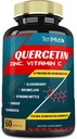 Quercetin Extract Kapsule - Blend Elderberry, Hypromelain, Ginger, Stinging Nettle, Echinacea, Black Pepper a viac - 60 Kapsule, 2 mesiace Zásoba