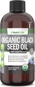 Organické Black Seed Oil - USDA Certified Organic Black Cumin Seed Oil Liquid 
