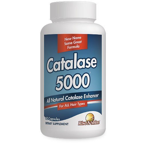 Rise-N-Shine Catalase Supplement 5000 - Výkonný antioxidant Enzyme pre zdravie vlasov - Supplementy pre silné vlasy - 60 Kapsule (30-Deň dodávky)