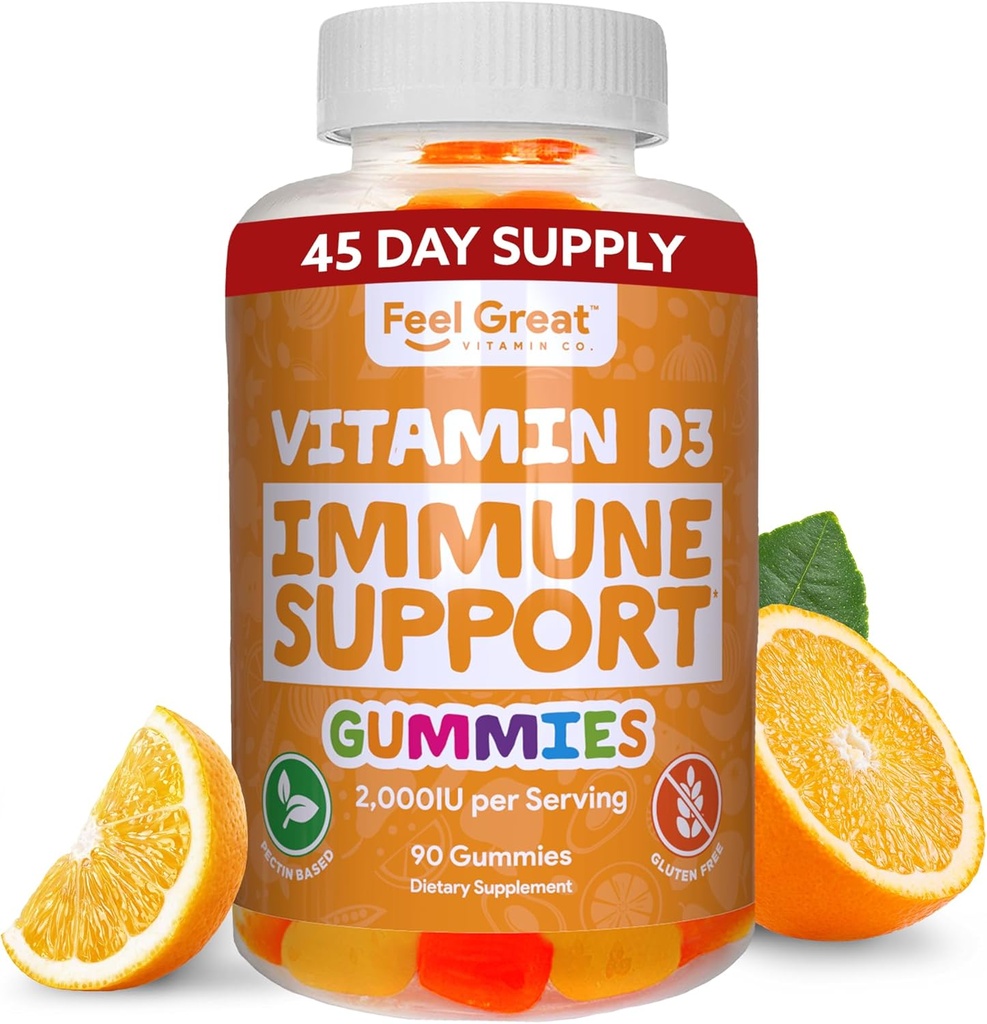 Pocit veľký vitamín D Gumies pre dospelých 
