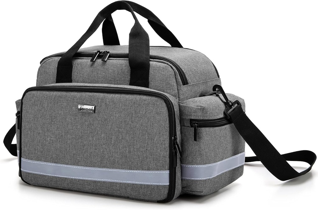 Trunab Domov Zdravotná sestra taška Medical Bag Organizátor s rukoväťou a plecnica popruh na návštevu domov