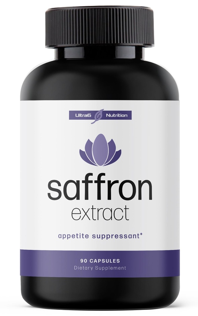 Pure Saffron Extract - Apetite Supressant for Weight Loss Ženy a muži - Prírodný hlad a chute Control Supplement - Saffron Supplements for Energy & Mood Lift - 90 Kapsule - Made in USA