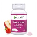 EZ Melts Dissolvable Cukor-free Kombucha Tablety s SCOBY & Apple Cider Ocogar, Gut Health Supplements for Men & Women, Apple Berry Flavor, 2-Month Supply - 1 balenie