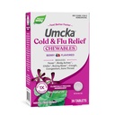 Prírodná cesta studená + plu úľava, Umcka, skráti trvanie a znižuje závažnosť, multi-príznak úľava, Homeopatická, Fenylefrín bez, Non-Drowsy, Berry Ochutené, 20 Žuvacie tablety (Backaging May Vary)