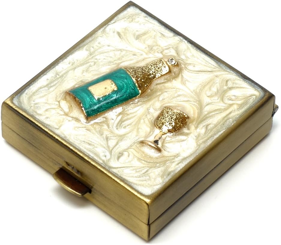 9328 Námestie malé pilulky Box Organizér krém biela podprsenky ženy Cestovné pilulky Prípad Purse vrecko Kontajner Daily Prenosná medicína Vitamín Box Medika Supplement Mini skladovanie