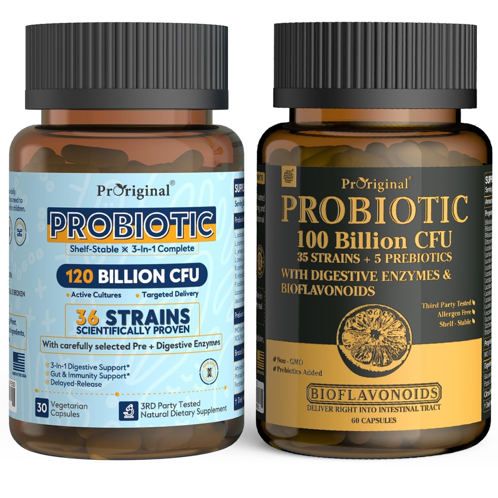 Probiotiká 100 miliárd CFU + 120 miliárd CFU pre zdravie Gut a trávenie, Vegan Acidophilus Probiotic Supplement