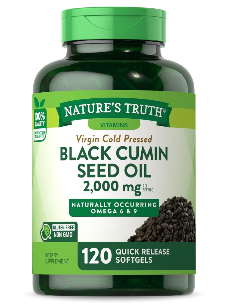 Nature's Truth Black Seed Oil Pills 2,000mg 