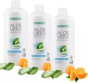 LR Lifetakt Aloe Vera Pitting Gel Aktívna sloboda Zdravotná starostlivosť Muži Pit každý deň prírodná liečba Sada 3-1000 ml./33.3 fl.oz