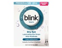 BLINK Tears Eye Drops for Dry Eyes, Conservative Free Mazing Eye Drops, Sterile Single Use Vials, Gentle Eye Care for Mild to Medium Dry Eye Symptom Relief, 25 Gróf, 0,01 fl oz Injekčné liekovky