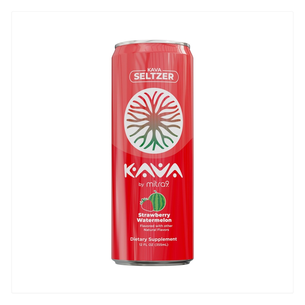 MITRA9 Botanické nápoje - jahodová melóna iskrivý Kava nápoj s Cava Root Extract - Mood Enhancer - Rastlinné na báze - podporuje prírodné pokoj a jasnosť (12 Fl. Oz) (4)