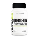 NutraBio Quercetin Pokročilý s pridaným vitamínom C a hypromínom - Silný antioxidant - 90 kapsúl