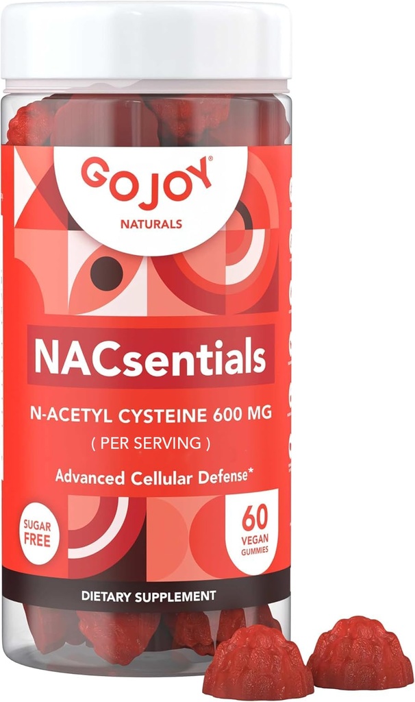 GOJOY NACstentials 7-in-1 NAC Gummies 600mg 