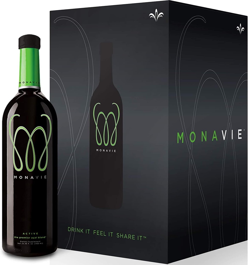 Monavie Active, 1 prípad 4 fľaše, 25,3oz Každý