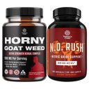 Bundle of Horny caps Weed Extract Complex a Energizing Nitric Oxide Supplement for Men - with Tribulus Saw Palmetto L Arginine and Tongkat Ali Extract - Nitric Oxide Pills for Men with Beet Root