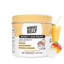 Wonderbelly Bloat + Gas Relief, Extra sila Žuvacie tablety, s 125 mg Simeticone, No Talc alebo Dye, Mango Smoothie, 42 Počet
