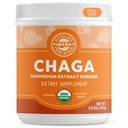 Vimergy USDA Organic Wild Chaga Mushrom Extract Powder, 166 Servírovanie 