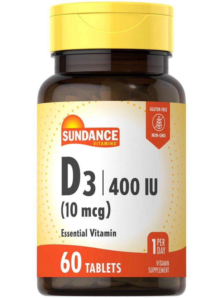 Sundance Vitamín D3 400 IU (10 μg) 