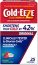 Cold-EEZE Natural Cherry Zinok Lozenges, Homeopatické Cold Remedy, Znižuje trvanie bežnej Cold, Sore Throat, Kašeľ, Kongescia a Post Nasal Drip, 25 Počet