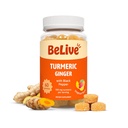 BeLive Turmeric Curcumin s čiernym korením a zázvorom - 500 mg Turmeric and Ginger Supplement for Immune Support, Healthy Skin, and Mobility - Tropical Flavor 60