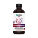 Zhou Nutrition Elder-Mune+ Sirup - Organické Black Elderbery Sirup pre dospelých, Immune Support Elixir s Apple Cider Vinegar, Echinacea Tincture, Natural Wellness - 8 Fl Oz Sklenená fľaša