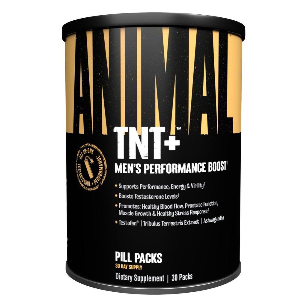 Animal TNT+ - Podpora mužov, podpora prostaty, podpora adaptagénu a stresu, oxid dusnatý