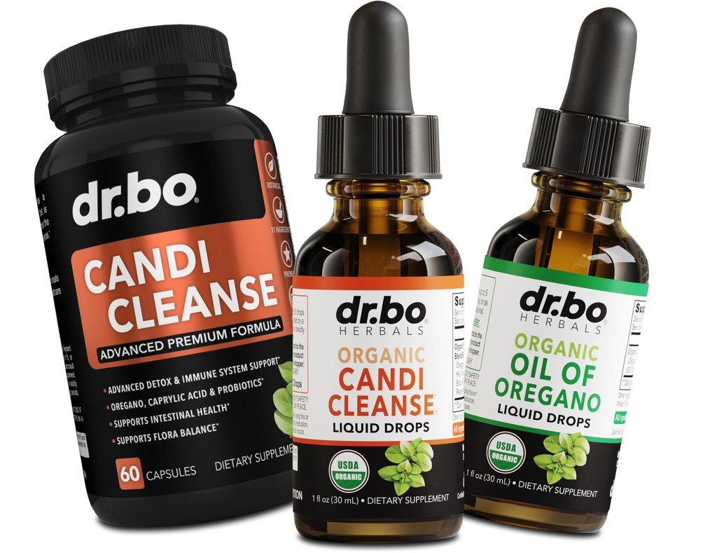Candi Cleanse & Oregano Oil kvapky - Organický olej Oregano kvapky Tekuté a čierne Walnut Wormwood - Extra sila Prerastenie Balance Complex, Natural Oral Gut Cleanser Detox Zdravotné doplnky Kapsule