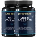 Multikolagen Peptidy Typy I, II, III, V & X Hydrolyzované proteínové kapsule 