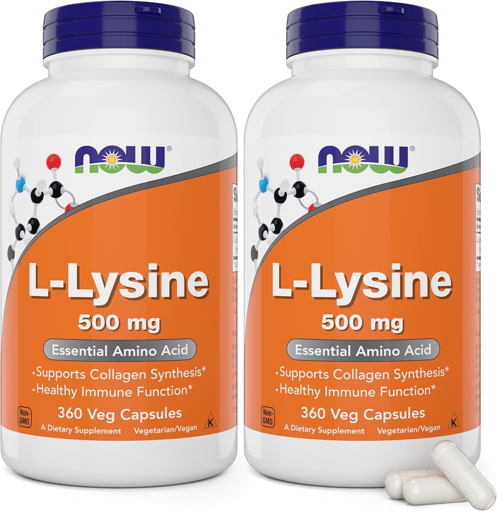 L-lyzín 500 mg, 360 Vegetariánskych kapsúl (dávka 2)