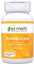 EZ Melts Dissolvable Cukor-free Kombucha Tablety s SCOBY & Apple Cider Ocogar, Gut Health Supplements for Men & Ženy, Ginger Lemonade Flavor, 2-Month Supply - 1 balenie