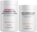 Codeage Imunitná podpora Bundle Multivitamín pre ženy + Multivitamín pre dospievajúcich