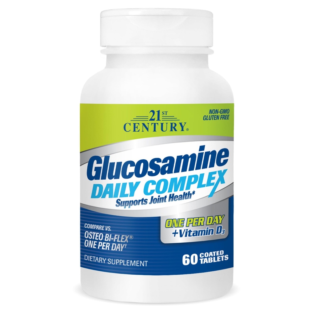 21st Century Glucosamine Daily Complex Plus D tablety, 60 gróf (27708)