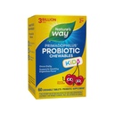Nature's Way Primadophilus Probiotic Chewables for Kids, supports Healthy Digestive Flora*, for Kids Ages 2+, 3 Billion CFU, 60 Cherry Ochutené Chewables (Packaging May Vary)